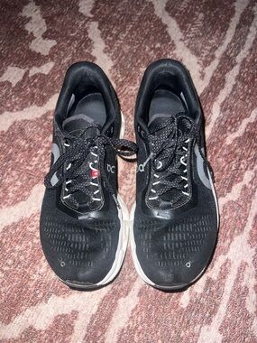 On Running Black & White Running Shoes
